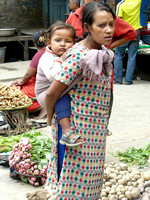 At the Market, Kathmandu, Nepal
