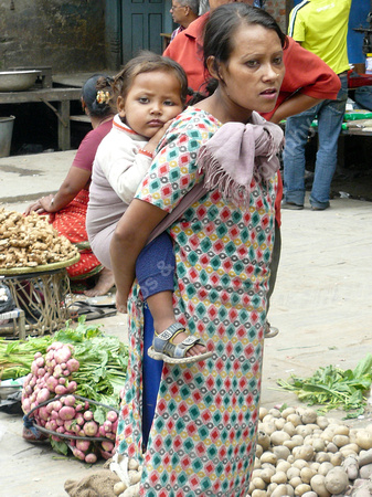 At the Market, Kathmandu, Nepal